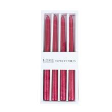 Svece CAROL 25cm sarkana