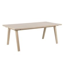 Ēdamistabas galds A-LINE 210/310x100xH74cm, galda virsma: mēbeļu plātne ozolkoka finierējums, kājas: koks