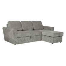 Stūra izvelkamais dīvāns INGA gaiši zaļa