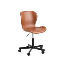 Desk chair BATILDA brandy PU