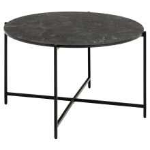 Diivanilaud LAMOINE 70x70xH42cm, must