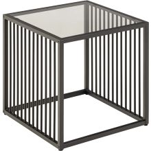 Приставной столик STRINGTON 40x40xH40см, серый