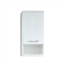 Wall cabinet MONTE 37x28xH76cm, white gloss