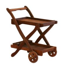 Servējamais galds VICTORIA 84x50x81cm, meranti