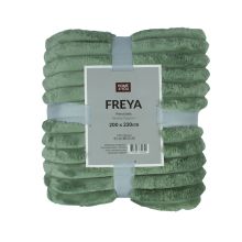 Pleds FREYA XL 200x230cm, gaiši zaļš