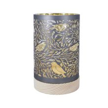 LED-gaisma WINGS BIRDIE H15cm pelēka, ar taimeri