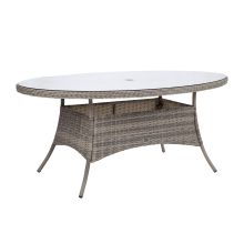 Стол TRENTO 180x100xH75см, светло-серый