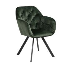 Chair LOLA swivel, forest green