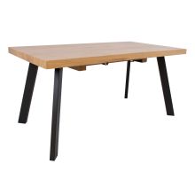 Обеденный стол BRIGIT 159/198x84,5x77см светлое дерево