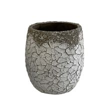 Кашпо SUNNY DESERT D24хH29см белый