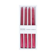 Svece CAROLA 25cm sarkana pērle