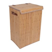 Veļas grozs MAX BAMBOO 40x30xH60cm, ar vāku