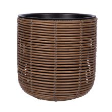 Puķu pods WICKER D35xH36cm, brūns