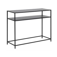 Console table NEWCASTLE 100x35xH79cm, black