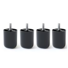 Leg for storage couch H5cm, 4pcs, plastic