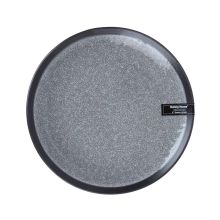 Plate RITA D20cm, black/grey
