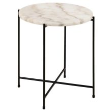 Side table AVILA D42xH45cm, white