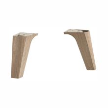 Wooden legs for bathroom cabinet, 2 pcs