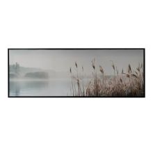 Wall art WALLY 50x140cm, rushes by the lake