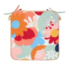 Cushion for chair NORDIC FLOWER 39x39x2,5cm