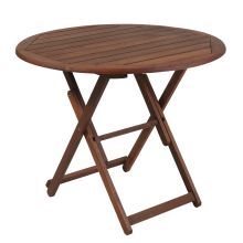 Galds NANTES D70xH74cm, saliekams, meranti