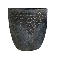 Кашпо SUNNY COVE D44xH50см, темно-серый