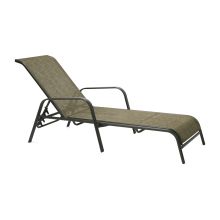 Deck chair DUBLIN golden brown