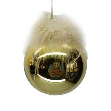 Ziemassvētku rotājums JOY GOLDY D10cm, stikls