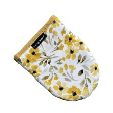 Прихватки AIMAI 2 шт. с силиконом, жёлтый цветок