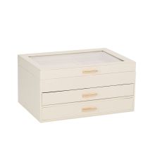 Juvelierizstrādājumu kastīte SEZANE 26,5x18xH13,5cm, balta