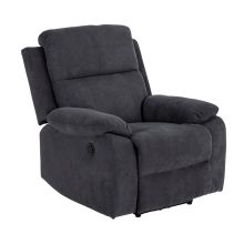 Armchair MORA recliner, dark grey