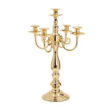Candlestick LAUDRE 5 pcs D28xH49cm, gold