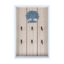 Key cabinet HAZEL 20xH30cm, blue tree