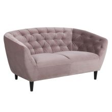 Sofa RIA 2-seater, dusty rose