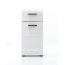 Vannas istabas skapītis SKIN 30x31xH79cm, balta glanceta