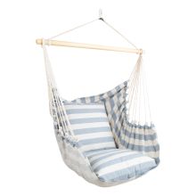 Swing chair COPENHAGUE grey striped