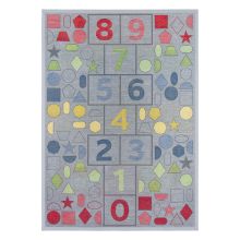 Paklājs TÄHEMAA 140x200cm, sudrabots