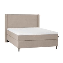 Континентальная кровать KVITFJELL 180x200см, с изголовьем