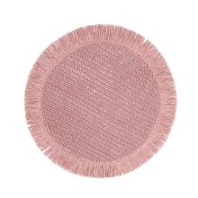 Table mat SUZAN D38cm jute, purple