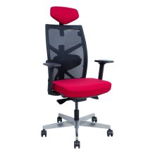 Task chair TUNE dark red/black