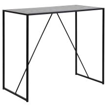 Bar table SEAFORD 120x60xH105cm, black