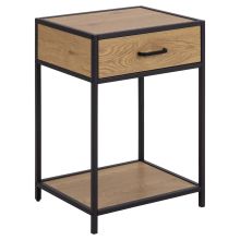 Bedside table SEAFORD 42x35xH63cm, oak