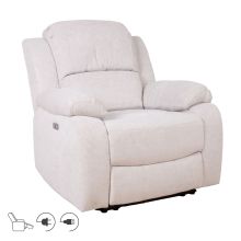 Reglainera krēsls FELICIA ar elektrisko mehānismu, dabīgi balts