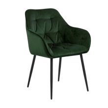 Chair BROOKE forest green/black