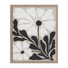 Glezna ar rāmi 40x50cm, ziedi 1