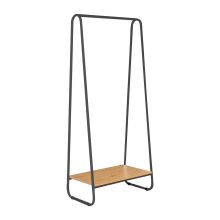 Drēbju pakaramais HEDVIG 60x40xH150cm, osis/melns