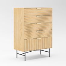 Sideboard BASSEL 80x40xH114cm, 3D melamine