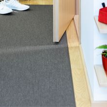 Carpet BONO D160cm, carbon, flatweave