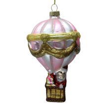 Ziemassvētku rotājums JOY BALLOON 13.2cm, stikls