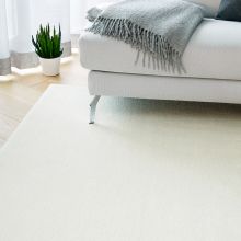 Carpet NOBLE 200x300cm, white, velour pile